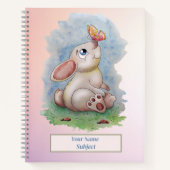 Niedliches Aquarelle-Notebook Notizblock (Vorderseite)