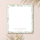 Niedliches Aquarellfarbenmuster-Editor Notizblock