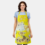 Niedliches Aquarellgelb | Schürze (Getragen)