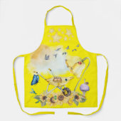 Niedliches Aquarellgelb | Schürze (Vorderseite)