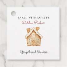 Niedliches Aquarellhaus gebacken mit Liebe