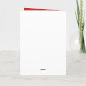 Niedliches Aquarellherz Karte (Rückseite)