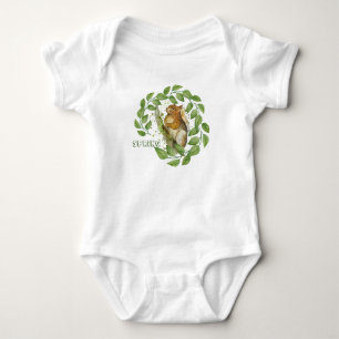 Niedliches Aquarellhörnchen Baby Strampler