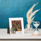 Niedliches Aquarellkaktum personalisieren Foto Fotoplatte (InSitu)