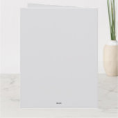 Niedliches Aquarellland Rustikale Illustrationen Karte (Rückseite)