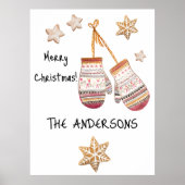 Niedliches Aquarellland Rustikale Illustrationen Poster (Vorne)