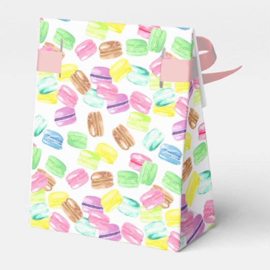 Niedliches Aquarellmuster Geschenkschachtel (Rückseite)