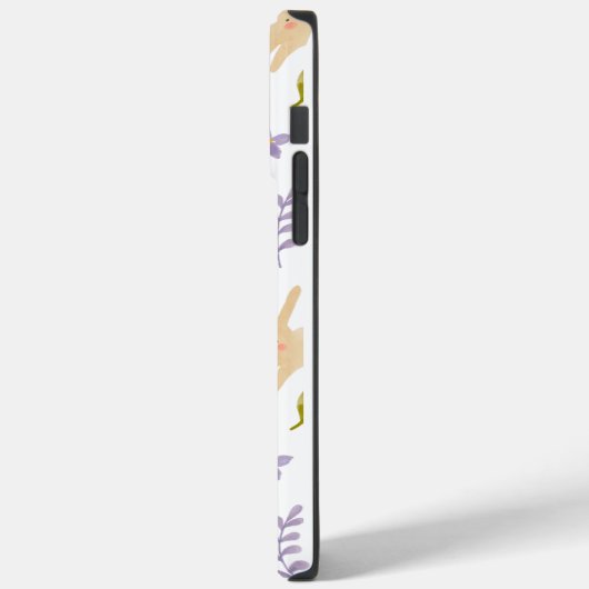 Niedliches Aquarelloster Case-Mate iPhone Hülle (Rückseite / Links)