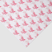 Niedliches Aquarellpink Baby Axolotl Seidenpapier (Ausschnitt)