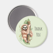 Niedliches Aquarellwasser & tropische Blätter Viel Magnet (Vorderseite/Rückseite)