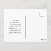 Niedliches Aquarellwasser & tropische Blätter Viel Postkarte (Rückseite)