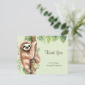 Niedliches Aquarellwasser & tropische Blätter Viel Postkarte (Stehend Vorderseite)