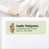 Niedliches Aquarellwasser und tropische Blätter (Insitu)