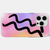 Niedliches Aquarius Case-Mate iPhone Hülle (Rückseite (Horizontal))
