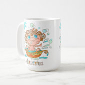Niedliches Aquarius Kids Bubbles Kaffeetasse (Vorderseite Links)