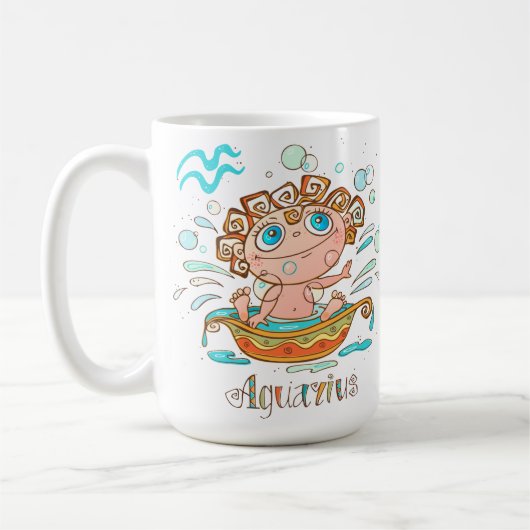 Niedliches Aquarius Kids Bubbles Kaffeetasse (Links)