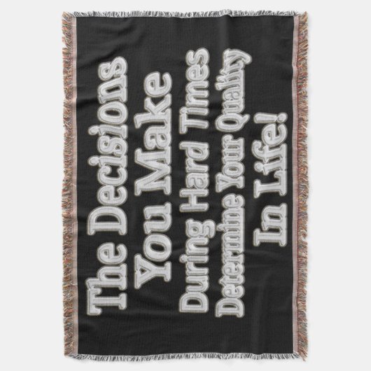 Niedliches Artwork-Design "Deine Lebensqualität!" Decke (Vorderseite Vertikal)