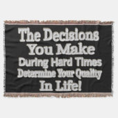 Niedliches Artwork-Design "Deine Lebensqualität!" Decke (Vorderseite)