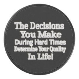 Niedliches Artwork-Design "Deine Lebensqualität!"  Eishockey Puck