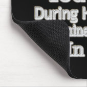 Niedliches Artwork-Design "Deine Lebensqualität!"  Mousepad (Ecke)