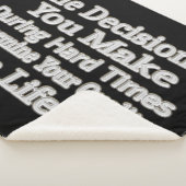 Niedliches Artwork-Design "Deine Lebensqualität!"  Sherpadecke (3/4)