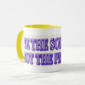 Niedliches Artwork-Design "DIE LÖSUNG SEIN" Jetzt  Tasse (Vorderseite Links)