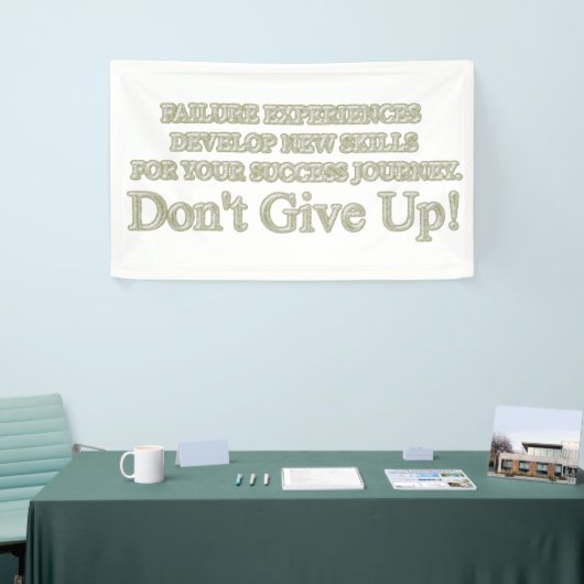 Niedliches Artwork Design "Failure Experiences" ka Banner (Messeveranstaltung)