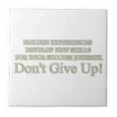Niedliches Artwork Design "Failure Experiences" ka Fliese (Vorderseite)