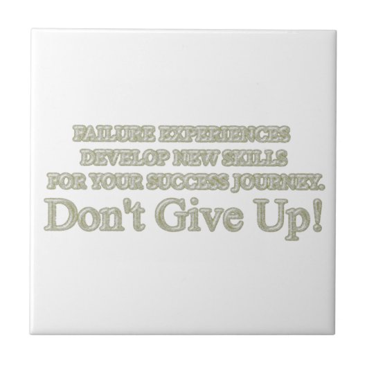 Niedliches Artwork Design "Failure Experiences" ka Fliese (Vorderseite)