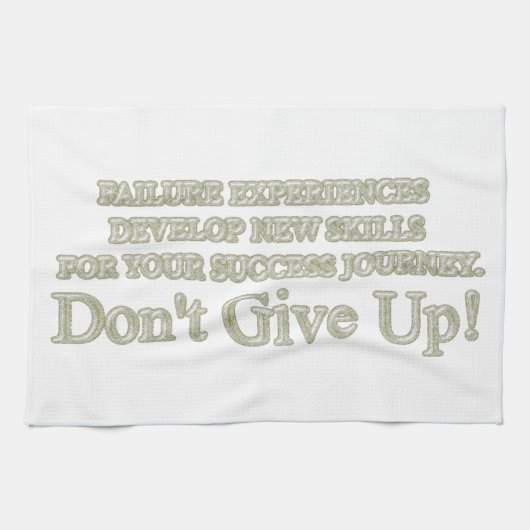 Niedliches Artwork Design "Failure Experiences" ka Geschirrtuch (Horizontal)