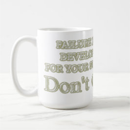 Niedliches Artwork Design "Failure Experiences" ka Kaffeetasse