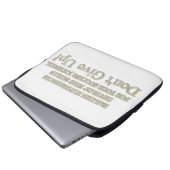 Niedliches Artwork Design "Failure Experiences" ka Laptopschutzhülle (Vorne Knopf)