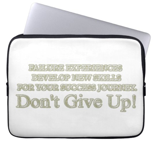 Niedliches Artwork Design "Failure Experiences" ka Laptopschutzhülle (Vorderseite)