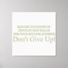 Niedliches Artwork Design "Failure Experiences" ka Leinwanddruck