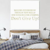 Niedliches Artwork Design "Failure Experiences" ka Leinwanddruck (Insitu (Schlafzimmer))