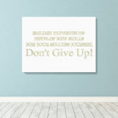 Niedliches Artwork Design "Failure Experiences" ka Leinwanddruck (Insitu (Holzboden))