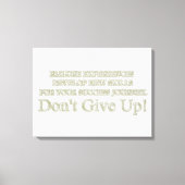 Niedliches Artwork Design "Failure Experiences" ka Leinwanddruck (Vorderseite)