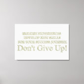 Niedliches Artwork Design "Failure Experiences" ka Leinwanddruck (Vorderseite)