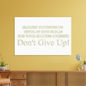 Niedliches Artwork Design "Failure Experiences" ka Leinwanddruck (Insitu (Wohnzimmer))