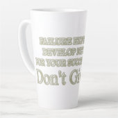 Niedliches Artwork Design "Failure Experiences" ka Milchtasse (Linke Ecke)