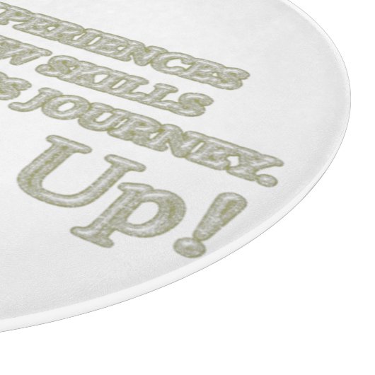 Niedliches Artwork Design "Failure Experiences" ka Schneidebrett (Ecke)