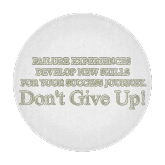 Niedliches Artwork Design "Failure Experiences" ka Schneidebrett (Vorderseite)