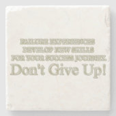 Niedliches Artwork Design "Failure Experiences" ka Steinuntersetzer (Vorderseite)