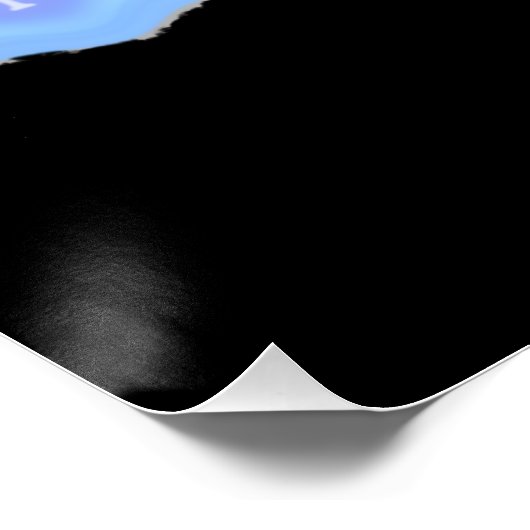 Niedliches Artwork Design über "Behalt Lächeln". K Poster (Ecke)