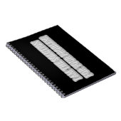 Niedliches Artwork Design über "I AM THE SOLUTION" Notizblock (Rechte Seite)