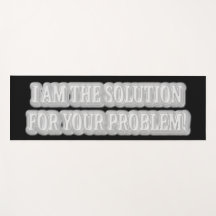 Niedliches Artwork Design über "I AM THE SOLUTION"