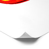 Niedliches Artwork Design "ÜBERLEBEN". Jetzt kaufe Poster (Ecke)