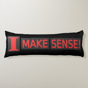 Niedliches Artwork-Design zum Kauf von "Make Sense Seitenschläferkissen