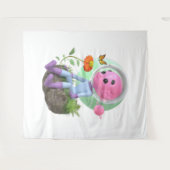 Niedliches Asteroid Wandteppich (Vorderseite (Horizontal))