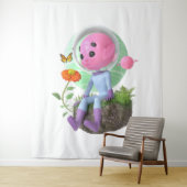 Niedliches Asteroid Wandteppich (Beispiel)